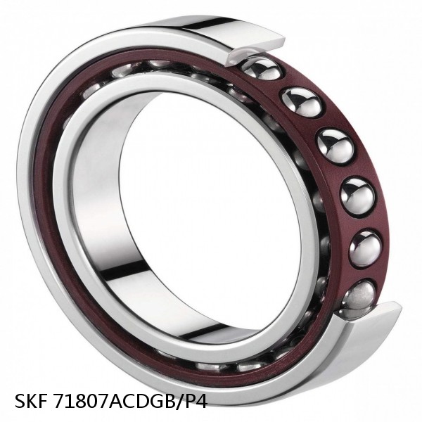 71807ACDGB/P4 SKF Super Precision,Super Precision Bearings,Super Precision Angular Contact,71800 Series,25 Degree Contact Angle