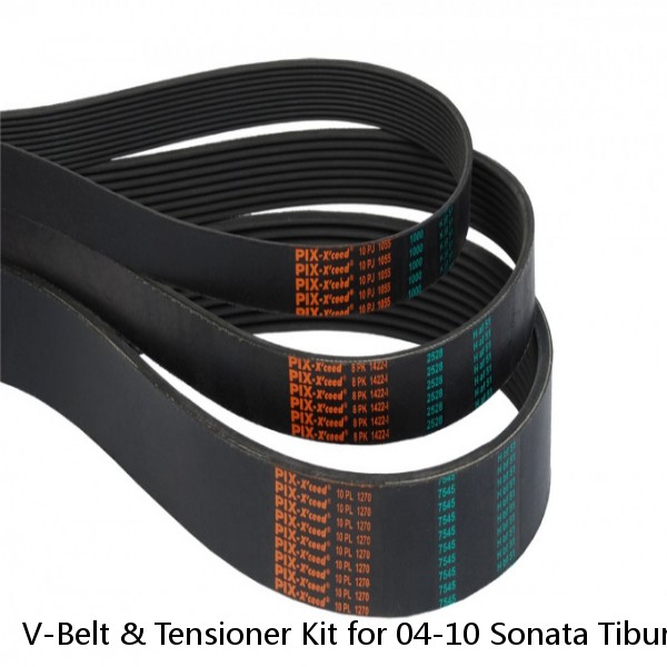 V-Belt & Tensioner Kit for 04-10 Sonata Tiburon Tucson Optima Sportage 2.7L⭐⭐⭐⭐⭐ #1 small image