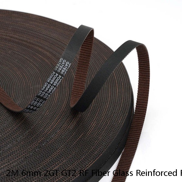 2M 6mm 2GT GT2 RF Fiber Glass Reinforced Rubber Timing Belt for 3D Printer GATES #1 small image