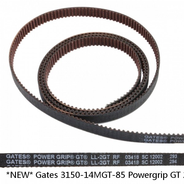 *NEW* Gates 3150-14MGT-85 Powergrip GT 2 Timing Belt 3150mm 14mm 85mm + Warranty #1 small image