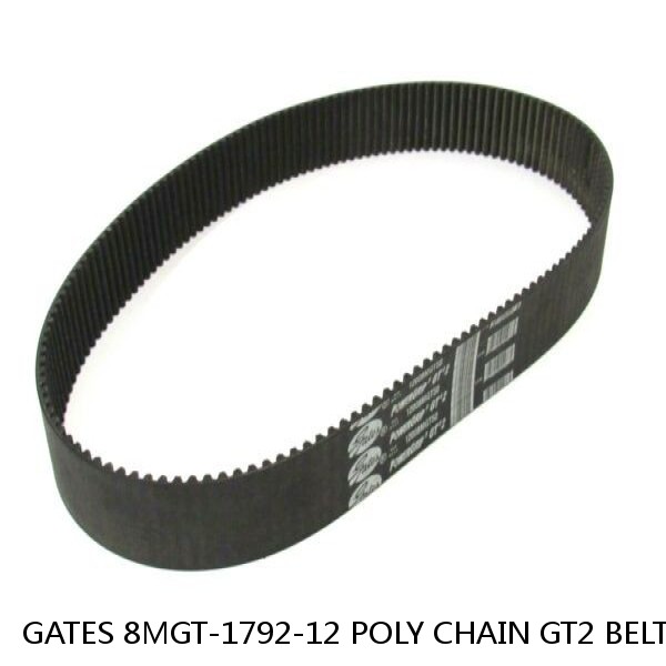 GATES 8MGT-1792-12 POLY CHAIN GT2 BELT 9275-0224 NEW IN BOX #1 small image