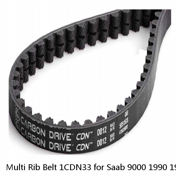 Multi Rib Belt 1CDN33 for Saab 9000 1990 1991 1992 1993 1994 1995 1996 1997 1998 #1 image