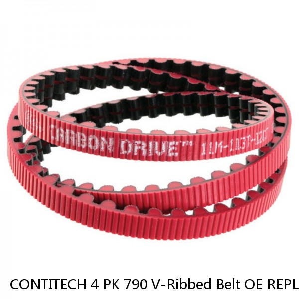 CONTITECH 4 PK 790 V-Ribbed Belt OE REPLACEMENT #1 image