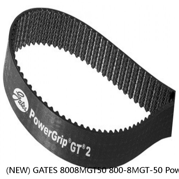 (NEW) GATES 8008MGT50 800-8MGT-50 Power Grip GT2 Belt  #1 image