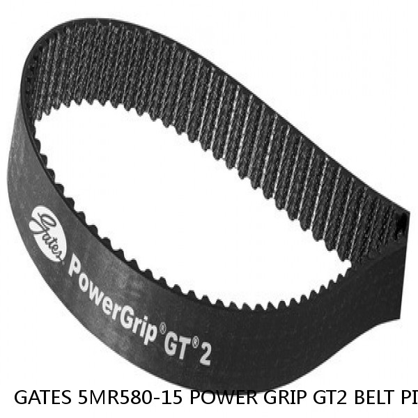 GATES 5MR580-15 POWER GRIP GT2 BELT PITCH LENGTH 22.83" NUMBER OF TEETH-116 #1 image